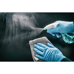 Blue Disposable Nitrile Cleaning Gloves 200 Count One Size Fits Most