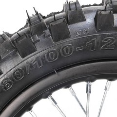12 Rear Wheel 80/100-12 Tire 428-76T 190mm 110-140cc CRF70 KX65 DB14 XR70 15mm