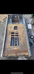 GE DEAD FRONT COVER 200A 120/240V 1 PH 20 SPC LONG 23 1/2 WIDE 13 1/2