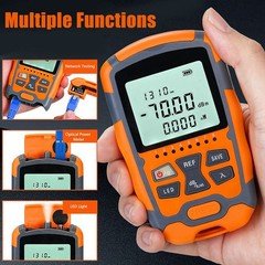 Optical Power Meter Optical Fiber Cable Tester Multimeter Tool with LED Light