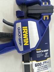 IRWIN Quick-Grip 18″ Heavy Duty Bar Clamp – 600 lb Force 1964713