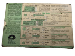 HOLO-KROME® SLIDING CHART, SOCKET SCRFEW SELECTOR, No. 779