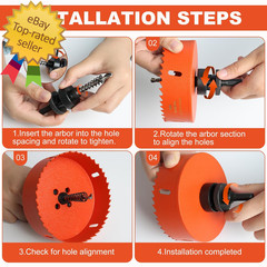 6 1/4 Hole Saw for Recessed Lights Can Lights, 6.25 Inch Hole Cutter with Dust B