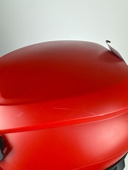 STUDSON SHK-1 Standard Brim Non-Vented Type II Class E Helmet Red L/XL