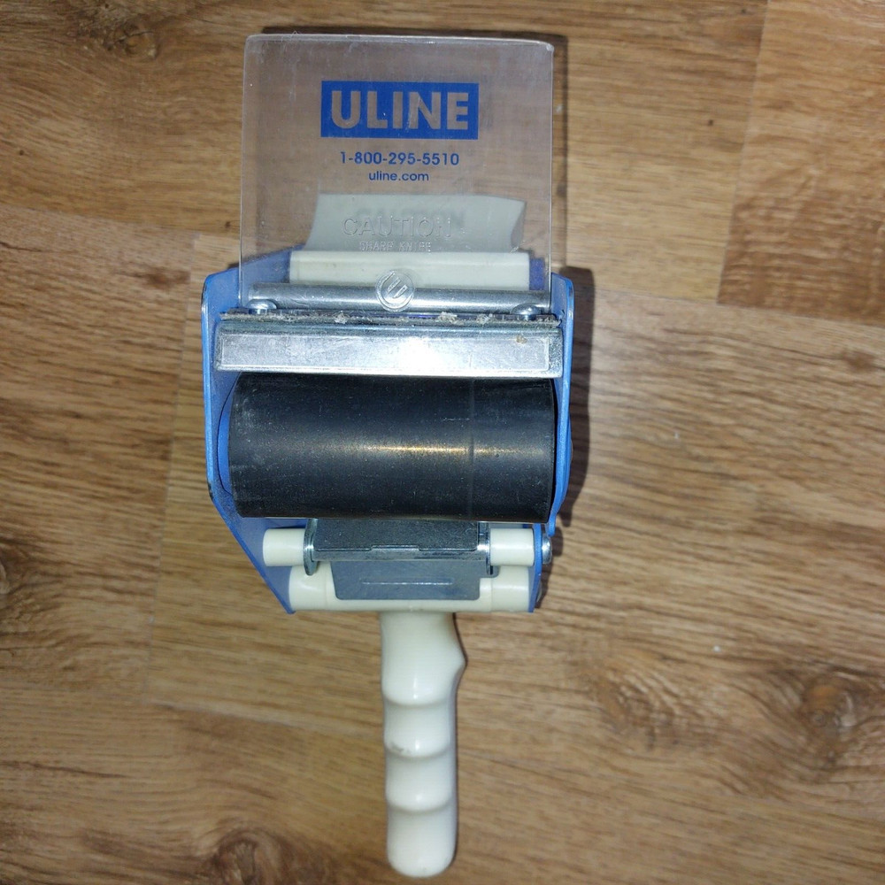 ONE Uline H-596 Industrial Side Loader 3” Tape Handheld Dispenser Commercial