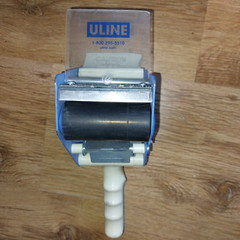 ONE Uline H-596 Industrial Side Loader 3” Tape Handheld Dispenser Commercial