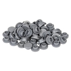 100Pcs 5ml Sealed Vials w/Self Healing Injection Port+Plastic-Aluminum Flip Caps