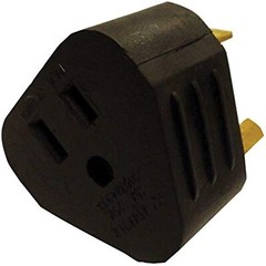 UNITED STATES HDW MFG/U S HARDWARE RV-320C RV Compact Adapter, 15-Amp Female