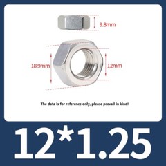 Hexagon Full Nut Fine Thread Pitch M4 M5 M6 M8 M10 M12 M14 M16 M18 M20 M22 M24