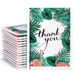 6X10 Inches Poly Bubble Mailers Boutique Custom Thank You Padded Envelopes 25pcs