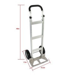Aluminum 500Lbs Hand Truck Magliner Trolley Dolly Diecast Nose Plate 14″×7-1/2″