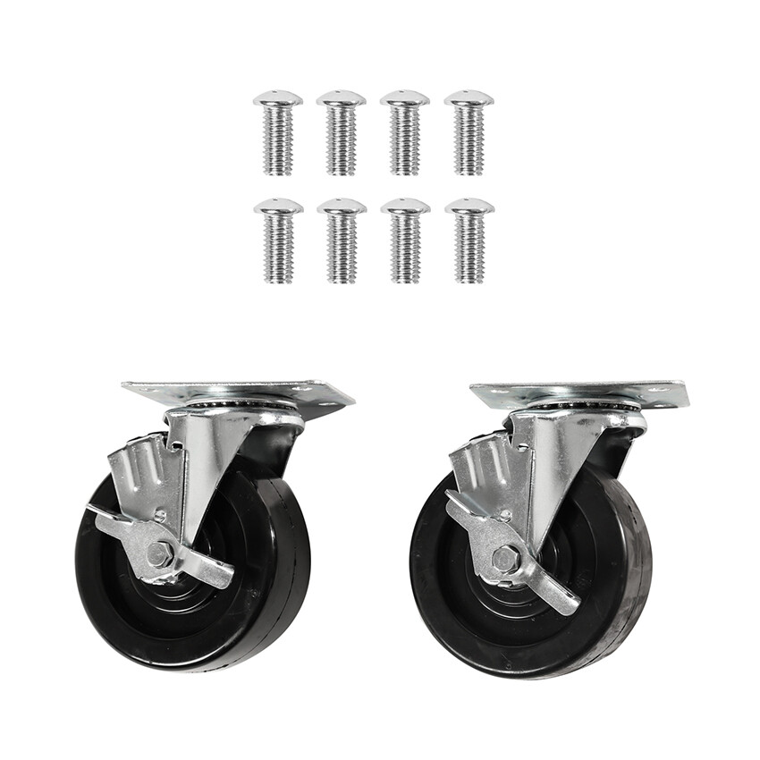 Seville Classics 5-Inch UltraHD® Swivel Wheels (Set Of 2)