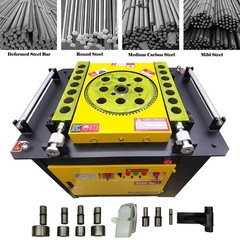 220V 3PH Electric Rebar Bending Machine Automatic Steel Bar Bender 1/4”-2″