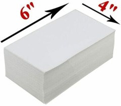 500 Sheets 4″ x 6″ Fanfold Direct Thermal Shipping Labels for Most Printers 4X6