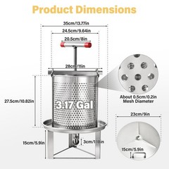 Honey Press Extractor Manual Honey Fruit Vegetable Juicing Press Machine