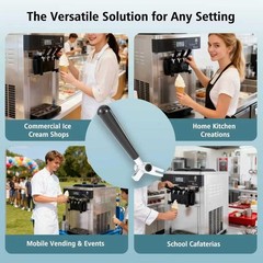 Upgraded Metal 2-Pack Replacement Handles for Vevor Soft Large, One Color