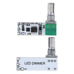 2Pcs DC 3.7V-24V LED Mini Dimmer Constant Voltage Module Knob Potentiometer NEW