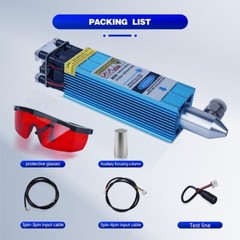 40W Fixed Focus Laser Module 450nm For CNC 3018pro Engraving Cutting Machine
