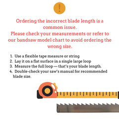 4-Pack Band Saw Blade (Bone-in) 5/8x.022x3TPIx