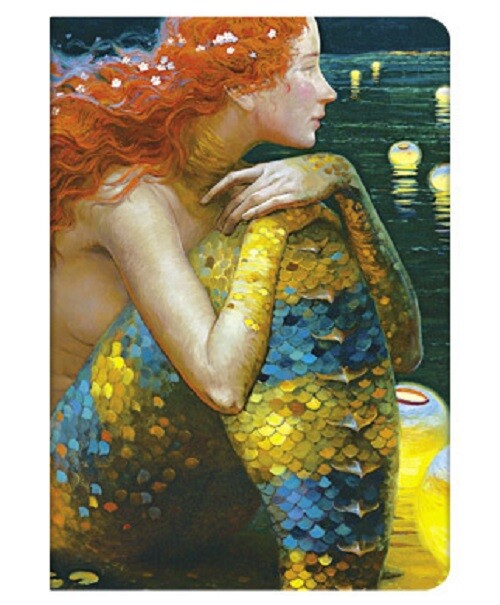 New Paperblanks Journal Midi 7×5″ FLEXIS Lined ANTICIPATION Mermaid Multicolor