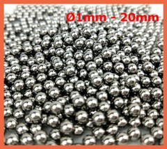Ball Bearings Carbon Steel 1/1.5/2/2.5/3/3.5/4/4.5-20mm Diameter Choose Quantity