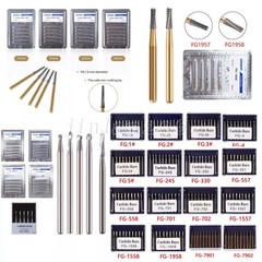 Dental Surgical/ Carbide Burs for High Speed Handpiece Round Cone Bur Diamond FG