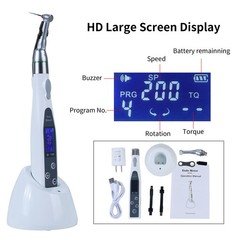 Dental Wireless LED 16:1 Endo Motor Root Canal Treatment / Contra Angle Head