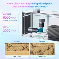 Longer Nano Portable Laser Engraving Machine 5000mm/s High Speed