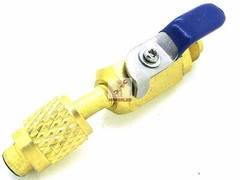 3 Brass Shut Valve For AC Charging Hoses HVAC 1/4″ AC Refrigerant