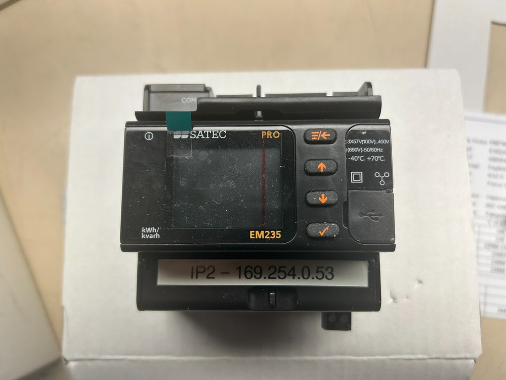 New – Satec EM235 PRO AC/DC Power Meter 1.77″ TFT display DIN Mount