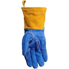 Caiman 1512 Mig/Stick Welding Gloves, Cowhide Palm, Universal, Pr