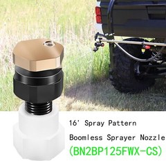 2X Full Pattern 16ft Broadcast Spray Boomless Nozzle BN2BP125FWX-CS 2GPM Pump