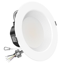 10 Inch LED Commercial Downlight,40W Recessed Ceiling Light Power&CCT Adjustable
