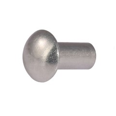3mm 4mm 5mm 6mm Solid Aluminium Half Round Head Rivets Dome Rivet M3 M4 M5 M6