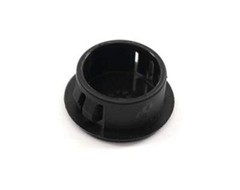 3/4″ Hole Nylon Locking Panel Plugs Black/White Dome Cover 15/16″ Top Width