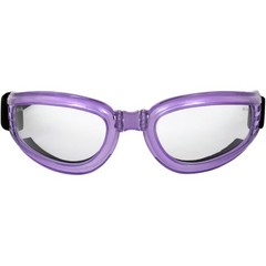 2 Birdz Eyewear Cardinal Purple Padded Goggles Super Dark + Clear Lenses