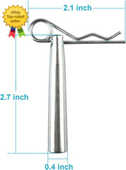 30 Sets Conical Coupler Pins with R Clip Stage Lights Truss Replace Accessories