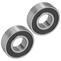 Caltric 6204-2RS 6204-2RDQE6 Side Rubber Sealed Ball Bearings 20x47x14 mm