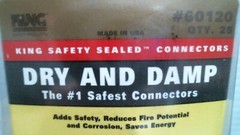 King Dry And Damp Safety Sealed Connectors 25 pk. (60120) FS