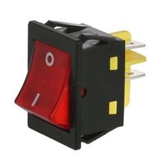 PROCHEM Carpet Cleaning Switch Cover Machine POWER ON OFF Illuminated Rocker RED