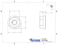10-32 Stainless Steel Flange Nuts Serrated Base Lock Anti Vibration Qty 25
