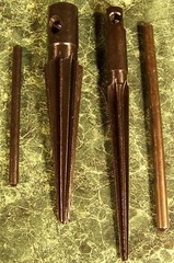 2pc TAPERED REAMER SET Enlarge Holes in steel to 7/8″ Ream File Heat Treated New