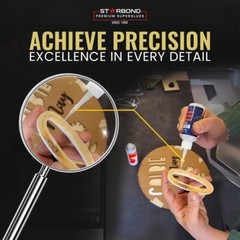 Starbond 4 oz. Multi-Purpose Medium – Super Glue (Premium Cyanoacrylate CA Glue)