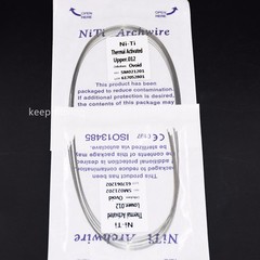 10 Packs Dental Orthodontic Thermal Activated Niti Round Arch Wire Upper + Lower