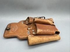 Bashlin 111-HLS LEATHER TOOL HOLDER BELT MOUNTED HIGH LINE ELECTRICAL TOOLS