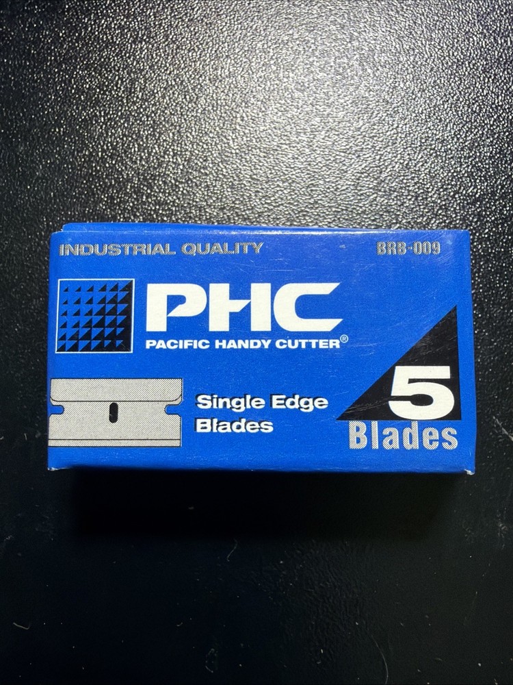 Pacific Handy Cutter single edge blades- small box with 5 ea. blades BRB-009