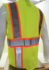 FX Two Tone High Visibility Reflective Yellow Safety Vest (XSmall-5XL)