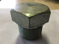PLUG,HEADER,SA105,COOLER,TYPE:SHOULDER,DIAMETER:1-1/4 IN,W/UNDER THE HEAD: 1IN