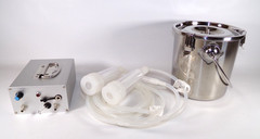 3L Electric Goat/Sheep Milking Machine, Rechargeable Battery, Adjustble Pulse