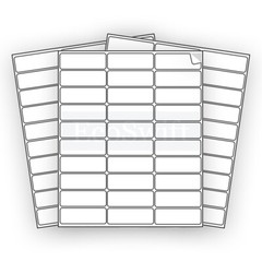 30-300,000 1 x 2 5/8 EcoSwift Laser Address Shipping Adhesive Label 30 per sheet